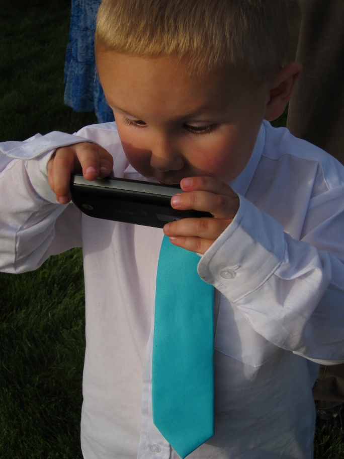 Wedding - Miles Watching Geotrax
